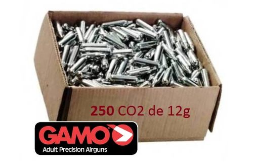 CO2 cylinders 12 grams pack box 250pcs by Gamo