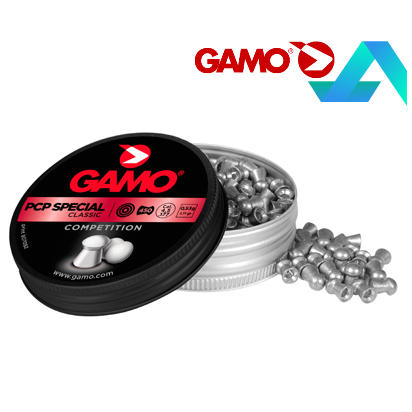 Chumbo Gamo PCP Special calibre 4,5mm - 70 latas de 450un - 31500 chumbos - disponível por encomenda