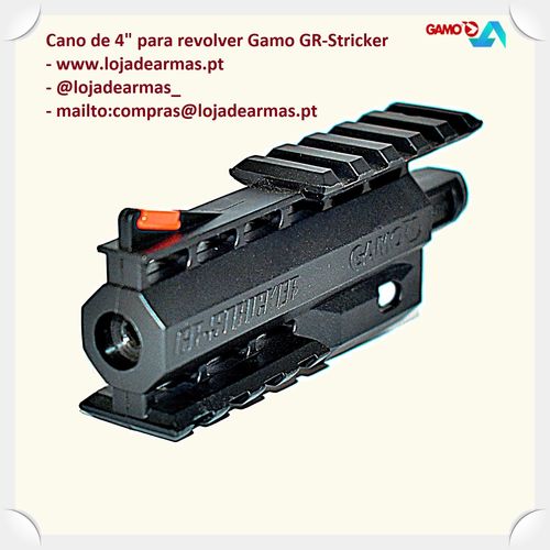 Gamo - Cano para Revolver, com ponto de mira, para GR-Stricker CO2