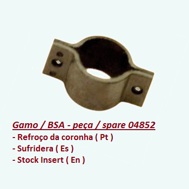 Gamo / BSA reforço da coronha 04852 - Gamo / BSA Stock Insert Part No. 04852