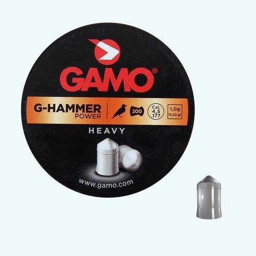 Gamo - G Hammer Energy 4,5mm Chumbo pesado 1,0 grama