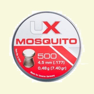 Umarex Chumbo Mosquito 4,5mm 0,48g cxa 500un Plinking raiado calibrado