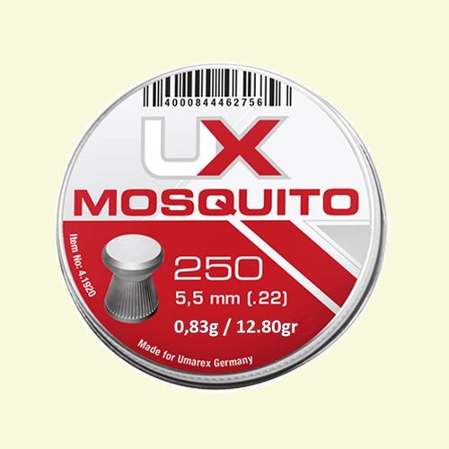 Umarex Chumbo Mosquito 5,5mm 0,83g cxa 250un Plinking raiado calibrado