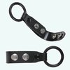 Vega 8 V 10 - Flashlight Holder - Black Nylon Pole Holder with polymer ring for placement on belt