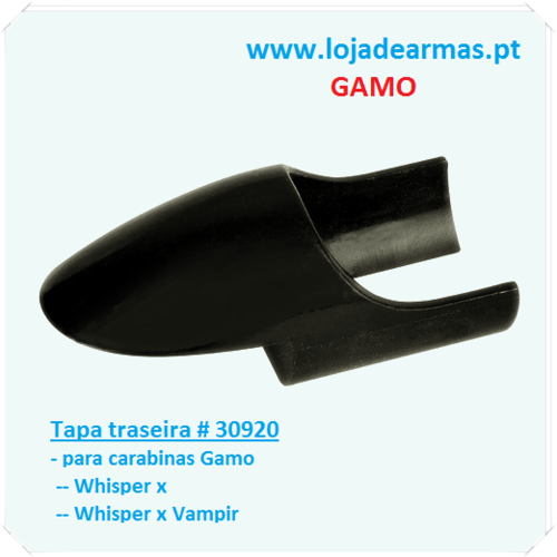Gamo - Tampa traseira 30920 para Gamo Whisper X - Whisper X Vampir