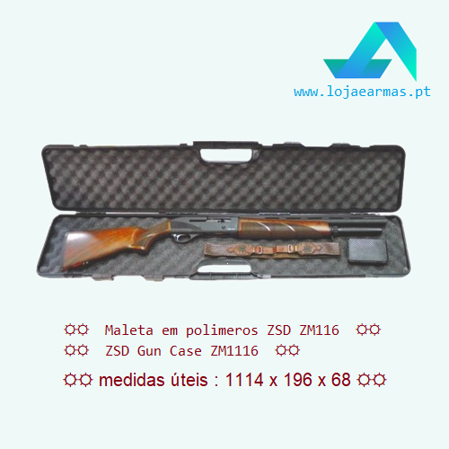 ZSD ZM1116 - Gun Cases ZM1116 - Carbine, Shotgun, Fuzil = 1140mm x 190mm x 60mm