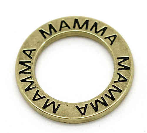 Pendente Conetor Circulo MAMMA 24mm - Bronze