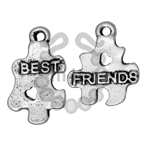 Pendentes Puzzle Best Friends 21x12mm
