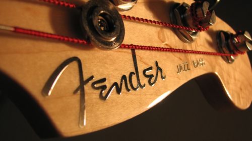 Fender Jazz Bass Logo Vinyl Sticker