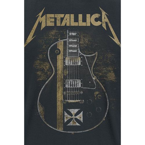 Hetfield Iron Cross Vinyl Stickers Guitar