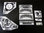 Kirk Hammett OUIJA set of custom stickers decals for lectric guitar