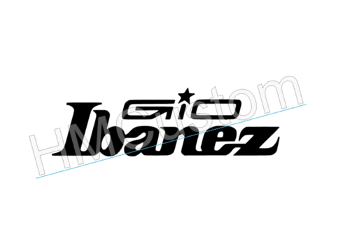 Ibanez GIO Vs 2 Logo Vinyl decal Sticker