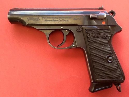 Pistola Walther PP Zella-Mehlis Cal.7,65mm Usada, Bom Estado (VENDIDA)