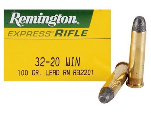Caixa de 50 Munições Remington Express Rifle Cal.32-20WCF LRN 100gr.