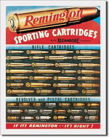 Placa Decorativa Desperate Remington Cartridges