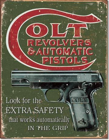 Placa Decorativa Desperate Colt Extra Safety