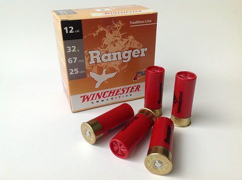 Caixa 25 Cartuchos Winchester Ranger Cal.12 32gr. Chumbo 5