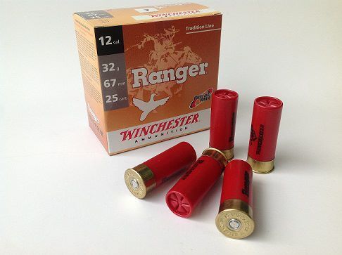 Caixa 25 Cartuchos Winchester Ranger Cal.12 32gr. Chumbo 7