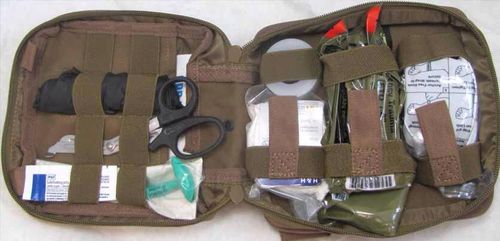 Kit Elite First Aid Enhanced IFAK Level 1 OD Green