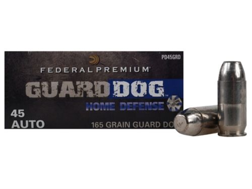 Caixa 20 Munições Federal Guard Dog Cal.45ACP FMJ 165gr.