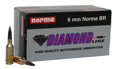 Caixa 50 Munições Norma Diamond Cal.6mm BR Norma HP 105gr