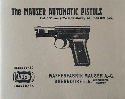 Livro The Mauser Automatic Pistols