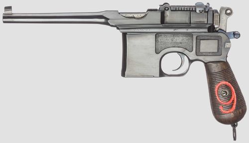 Pistola Mauser C96/16 Cal.9x19 Usada, Bom Estado (VENDIDA)
