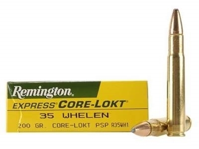 Caixa 20 Munições Remington Cal.35Whelen Core-Lokt 200gr.