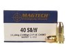 Caixa 50 Munições Magtech Cal.40S&W  FMJ Flat 180gr.
