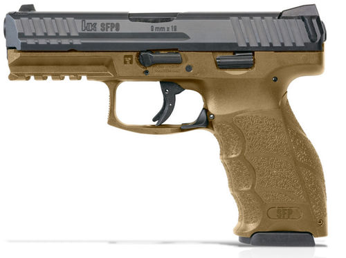 Pistola Heckler & Koch SFP9-SF Push-Button Cal.9x19 Green Brown