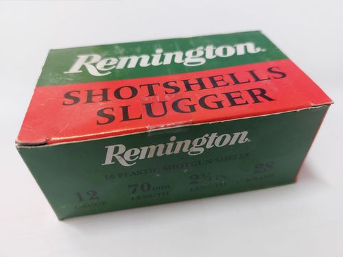 Caixa 10 Cartuchos Remington Cal.12 28gr. Slugger
