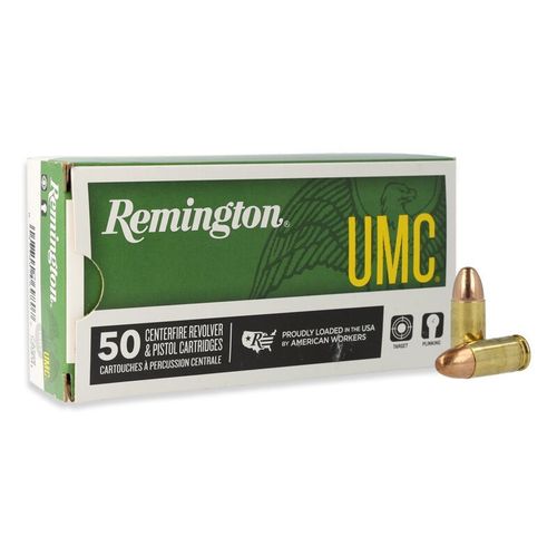 Caixa 50 Munições Remington UMC Cal.9x19 FMJ 147gr.