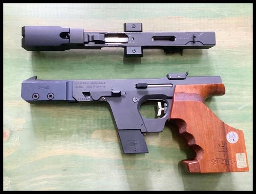 Pistola Walther GSP Cal.22lr + Cano Cal.32S&W Long, Usada, Bom Estado