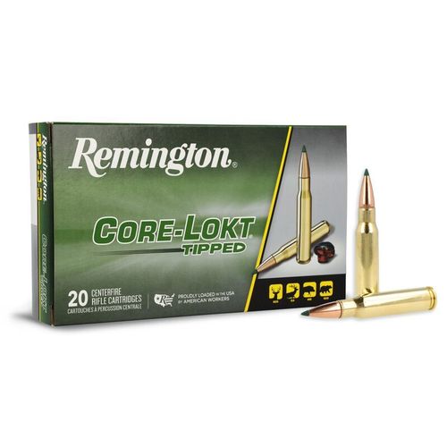 Caixa 20 Munições Remington Cal.308Win. Core-Lokt Tipped 165gr.