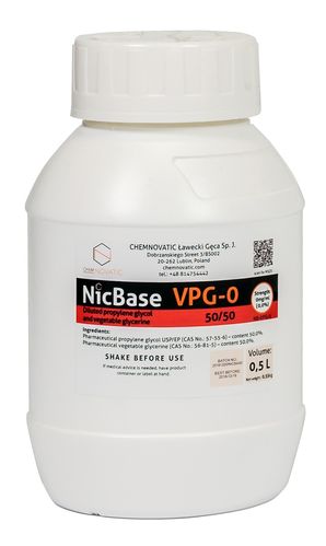 Nic Base VPG-0 50/50 - 500ml - Chemnovatic