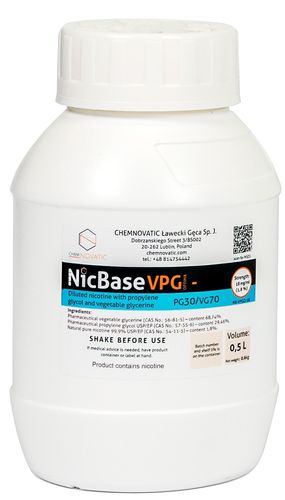 Nic Base VPG OPTIMA-0 70VG/30PG - 500ml - Chemnovatic