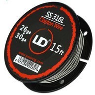 Youde SS316L 26g+30g clapton (5m/Roll)