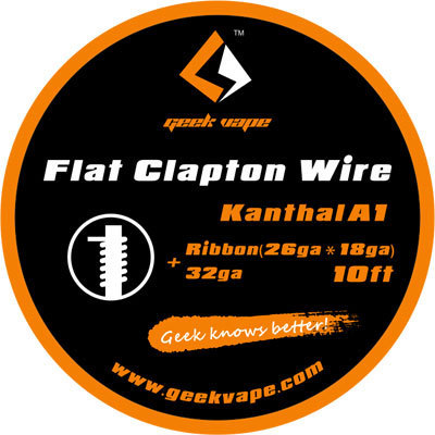 GeekVape Flat Clapton/KA1 Ribbon (26ga*18ga)+32ga (3m/Roll)