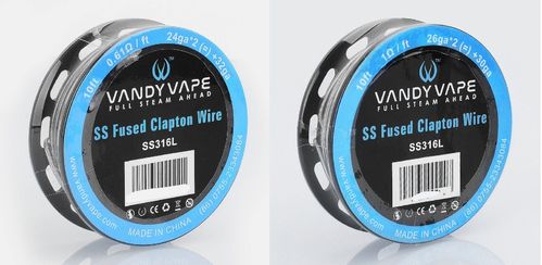 SS316L Fused Clapton Wire by Vandy Vape