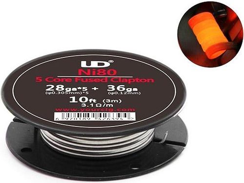 Youde NI80 5core clapton wire (3m/Roll)