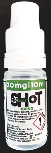 SALT NicShot  FULL VG 10ml TPD 20mg Nicotina (SÓLO PARA PORTUGAL)