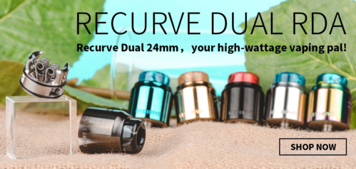 Recurve DUAL RDA 24mm BF Designed by Mike Vapes