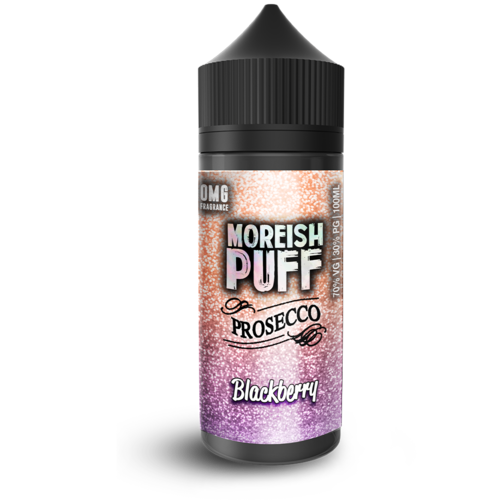Moreish Puff Blackberry Prosecco Short Fill - 100ml em Unicorn bottle 120ml