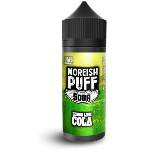 Moreish Puff Soda Lemon/Lime Cola Short Fill - 100ml em Unicorn bottle 120ml