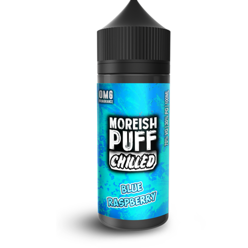 Moreish Puff Chilled Blue Raspberry Short Fill - 100ml em Unicorn bottle 120ml