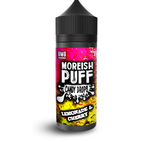 Moreish Puff Lemonade &amp;amp;amp; Cherry Candy Drops Short Fill - 100ml em Unicorn bottle 120ml