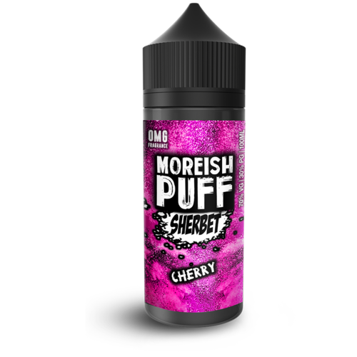 Moreish Puff Cherry Sherbet Short Fill - 100ml em Unicorn bottle 120ml
