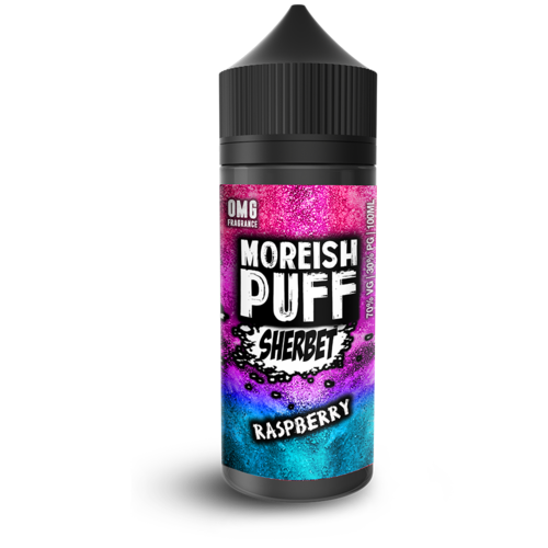 Moreish Puff Raspberry Sherbet Short Fill - 100ml em Unicorn bottle 120ml