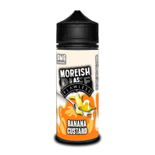 Moreish As Flawless Banana Custard Short Fill - 100ml em Unicorn bottle 120ml