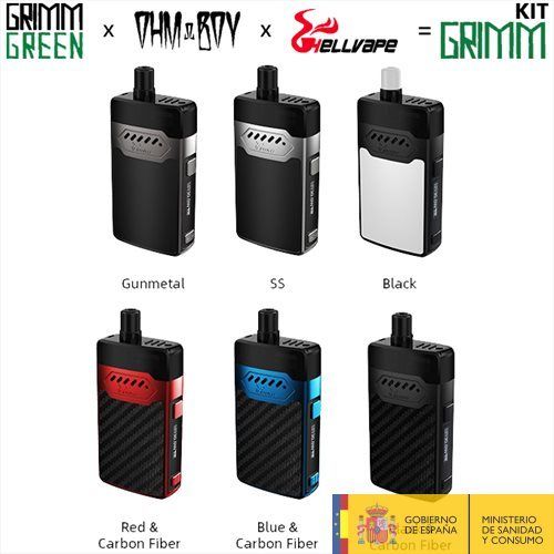 GRIMM KIT by Grimm Green + OHM Boy + Hell Vape